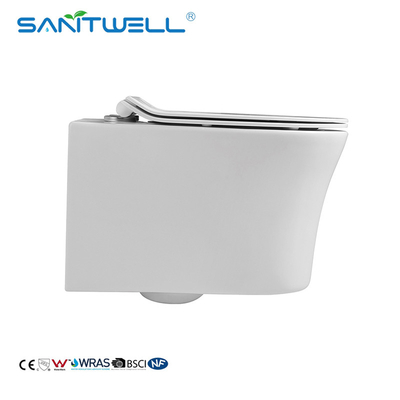 China Suppliers Smooth Collision Type Flushing Ceramic Wall Hung Toilet