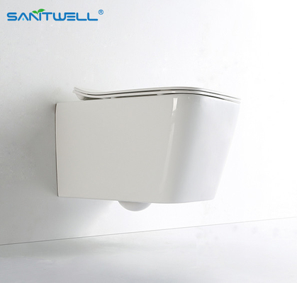 Hot Sale Antibacterial Bathroom Rimless WC Wall Hung Toilets For Bathroom Products