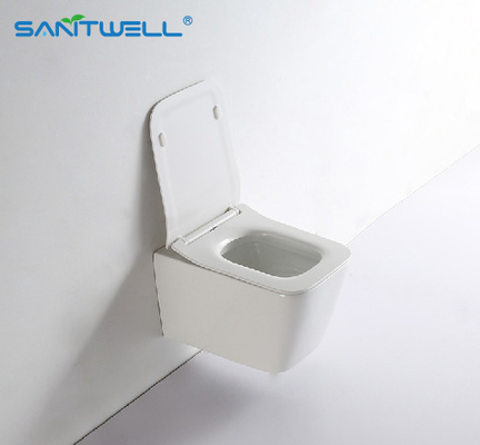 Hot Sale Antibacterial Bathroom Rimless WC Wall Hung Toilets For Bathroom Products