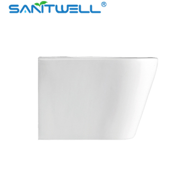 SWJ0131 Bathroom WC pan White Wall Hung Bidet 480*370*325 mm size , Floor mounted bidet