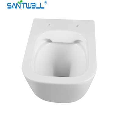 Sanitwell SWJ0225 Bathroom wc white toilet bowl rimless flush
