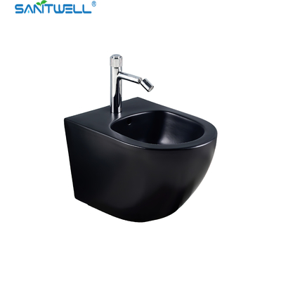 Bathroom WC pan SWJ0331MB White Wall Hung Bidet 480*370*325 mm size , Floor mounted bidet