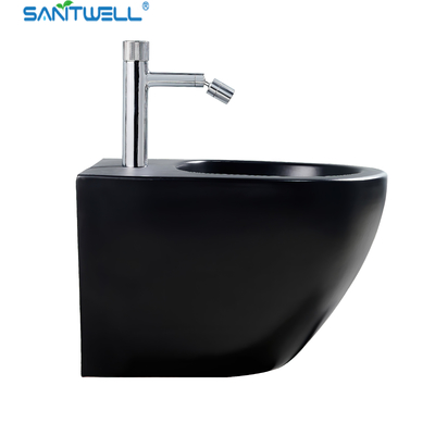 Bathroom WC pan SWJ0331MB White Wall Hung Bidet 480*370*325 mm size , Floor mounted bidet