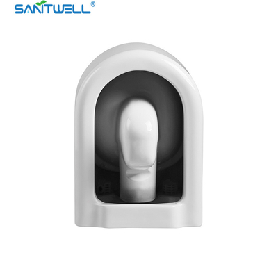 Sanitwell SWJ0425 Bathroom wc white toilet bowl rimless flush