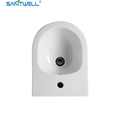SWJ0431 Bathroom WC pan White Wall Hung Bidet 490*370*300 mm size , Floor mounted bidet