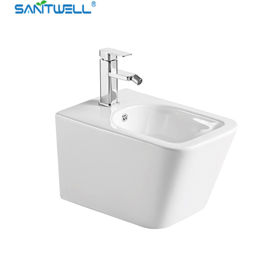 Bathroom WC pan China Suppliers White Wall Hung Bidet 490*370*300 mm size Floor mounted bidet