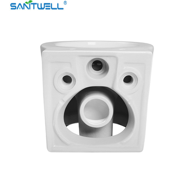 China Sanitwell SWJ1025 Bathroom wc white toilet bowl rimless flush