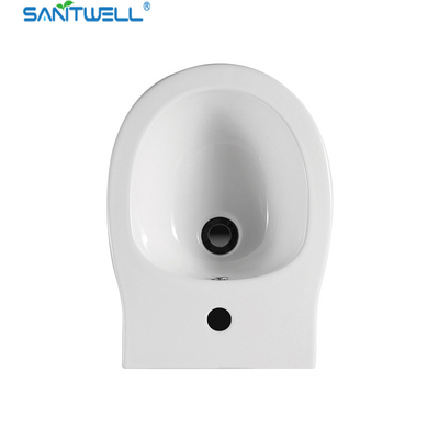 Bathroom WC pan SWJ1031 White Wall Hung Bidet 495*365*295 mm size , Floor mounted bidet