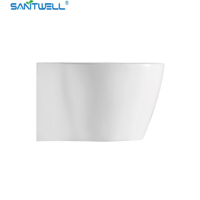 Bathroom WC pan SWJ1031 White Wall Hung Bidet 495*365*295 mm size , Floor mounted bidet