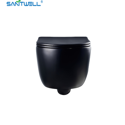 2023 New Design SWJ1125MB Bathroom wc white toilet bowl rimless flush