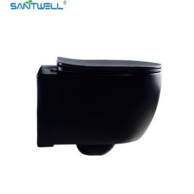 2023 New Design SWJ1125MB Bathroom wc white toilet bowl rimless flush
