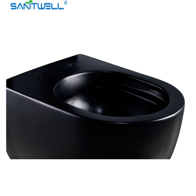 2023 New Design SWJ1125MB Bathroom wc white toilet bowl rimless flush