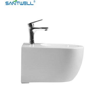 Wholesale Bathroom WC pan White Wall Hung Bidet 490*370*300 mm size Floor mounted bidet