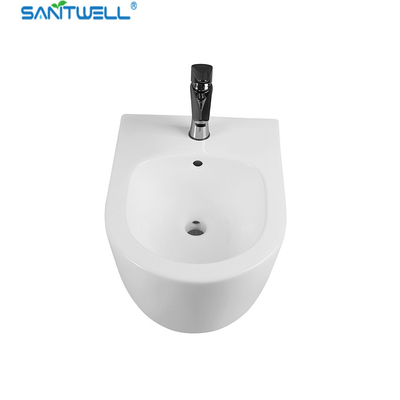 Wholesale Bathroom WC pan White Wall Hung Bidet 490*370*300 mm size Floor mounted bidet
