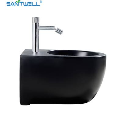 Bathroom WC pan SWJ1131MB White Wall Hung Bidet 490*370*300 mm size , Floor mounted bidet
