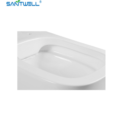 Popular Chaozhou New Design SWJ1225 Bathroom wc white toilet bowl rimless flush