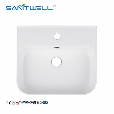 China Suppliers Modern rectangular Bathroom Art Basin Color Wash Basin Ceramic Basin Above Counter Basin