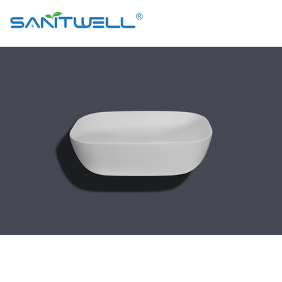 White Art Wash Ceramic Basin Popular Design Above Counter Basin Sanitary Ware Bathroom Sink