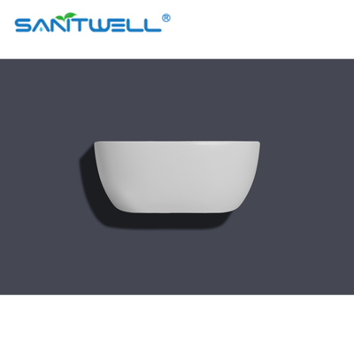 White Art Wash Ceramic Basin Popular Design Above Counter Basin Sanitary Ware Bathroom Sink
