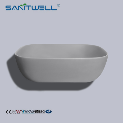 Chaozhou Matt Grey Modern rectangular Art Wash Above Counter Basin Color Wash Basin Ceramic Basin
