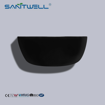 Chaozhou Popular Models Matt Black Art Above Counter Basin Wash Basin Ceramic Basin