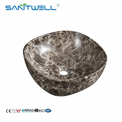 Marble Solid Surface Art Basin Wash Basin Ceramic Basin Bathroom Above Counter Basin