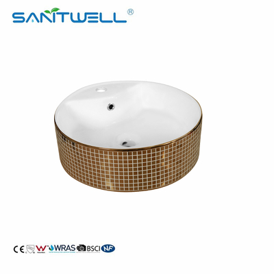 Chaozhou  Ceramic Basin Washing Basin Countertop Ultra Thin Edge Bathroom Above Counter Basin