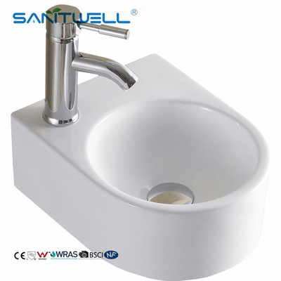 Above Counter Basin White Color top modern lavamanos hand wash ceramic basin bathroom sink art basin