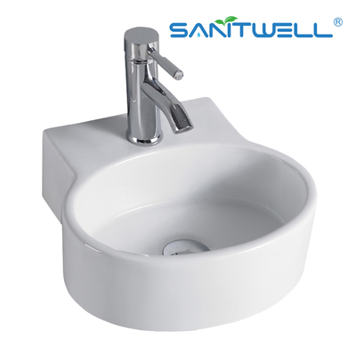 AB8312 bathroom ceramic basin round vessel sink WC washing hand above counter basin