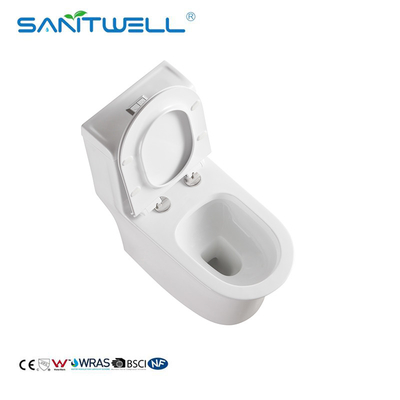 ceramic one piece toilet Popular sanitary ware bowl for bathroom SWM8610 Rimless Ceramic One Piece Toilet