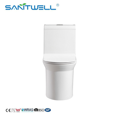 ceramic one piece toilet Popular sanitary ware bowl for bathroom SWM8610 Rimless Ceramic One Piece Toilet