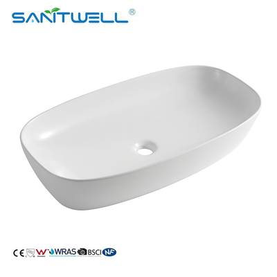 AB8483 Chaozhou Above Counter basin Round Shape Modern Sanitary Ware Hand Wash Ceramic Basin