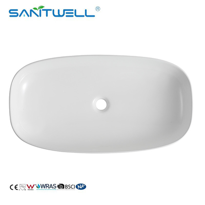 AB8483 Chaozhou Above Counter basin Round Shape Modern Sanitary Ware Hand Wash Ceramic Basin