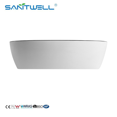 AB8483BP Rectangular Shape Hotel decorative above counter basin top bathroom sink  ceramic b