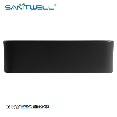 AB8589A-MB Rectangular hand matt black washing sink color bathroom art wash basin ceramic basin