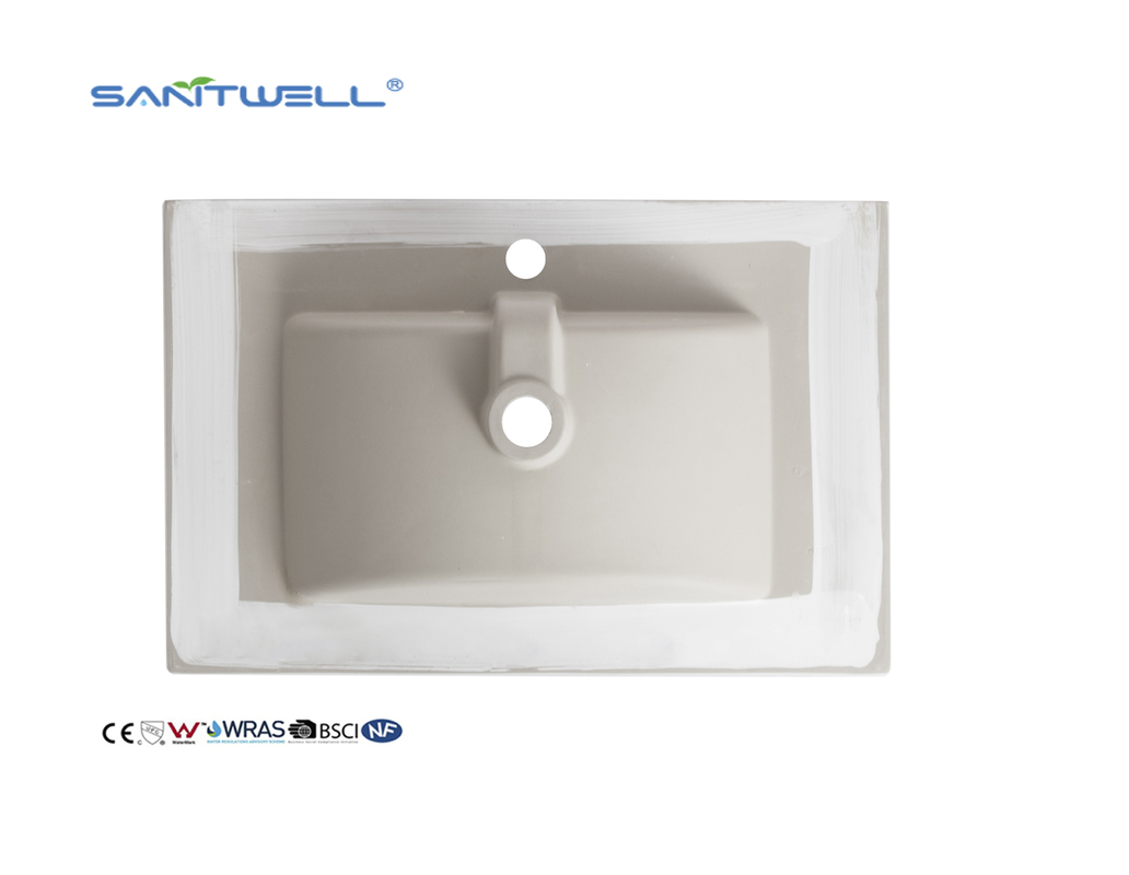 AC8003-70 New Popular Nice Design Ceramic Cabinet Basin 700MM Length Wash Hand Sinks Bathroom