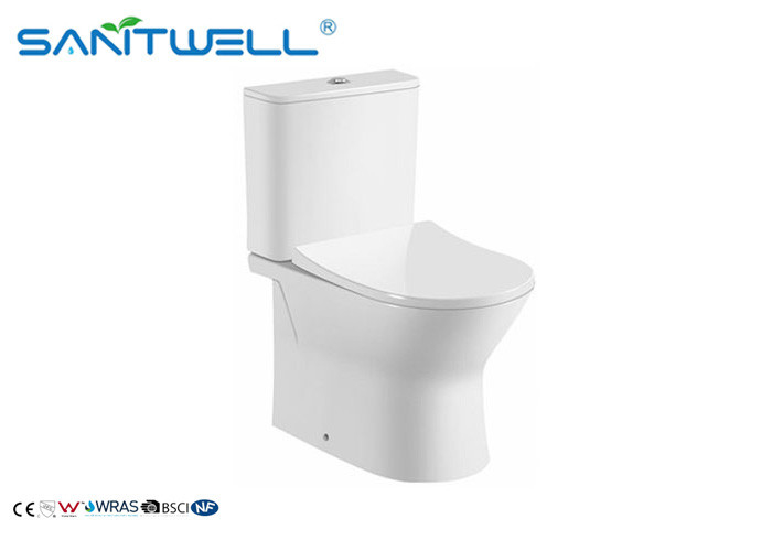 New Design Round Shape Chaozhou Dual Flush Toilet Universal Washdown Two Piece Sanitary Ware