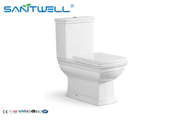 Bathroom Washdown Ceramic Toilet Sanitary Ware Two Piece WC