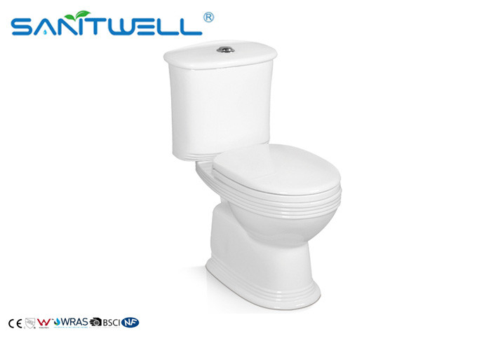 Modern European Style Popular Models Gravity Ceramic Toilet Sanitary Ware Two Piece WC