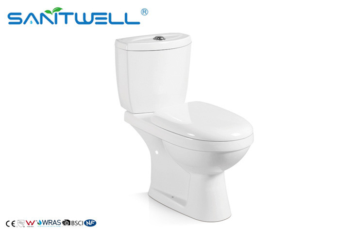 South American Sanitary Ware Ceramic Toilet Two Piece Washdown Corner WC