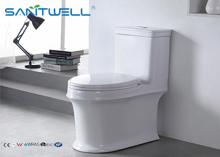 Floor mounted siphonic dual flush toilet modern sanitary 730*390*725 mm Size