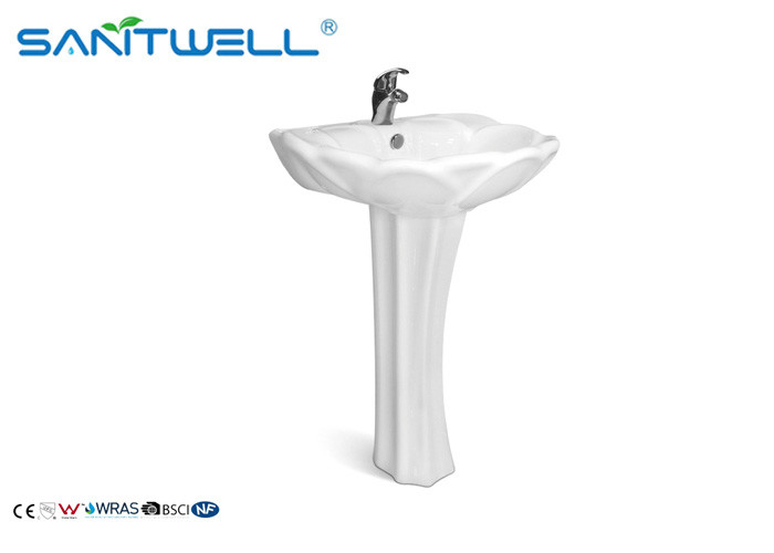 Sanitary Ware free standing wash basin with pedestal ceramic wash bas