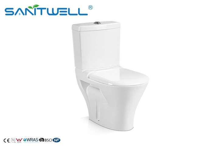 Vertical / Horizontal Outlet Pedestal WC Washdown For Living Room SWC2121