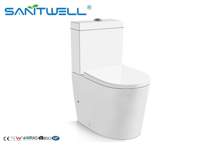 700 * 362 * 830mm Close Coupled WC ISO9001 Certificated With One Piece Cistern