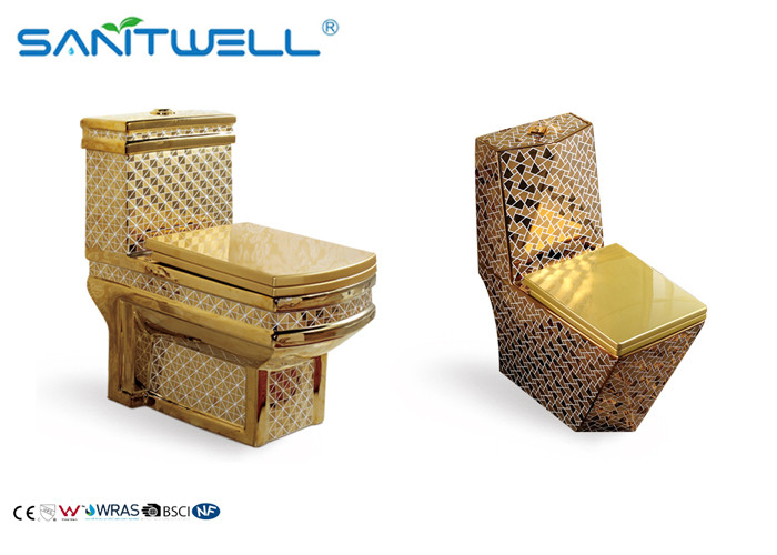 Sanitaryware Golden Ceramic Toilet  SWC1611 700*400*760 Mm One Piece