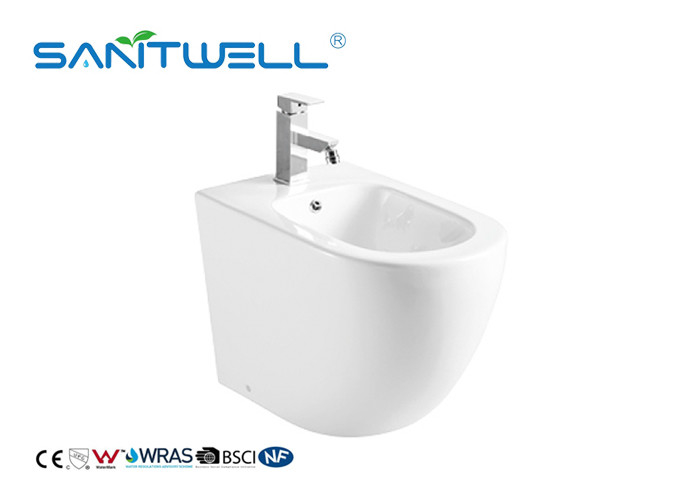 Chemical Resistant Durable Floor Standing Bidet Nano Glazing 565 * 360 * 405mm