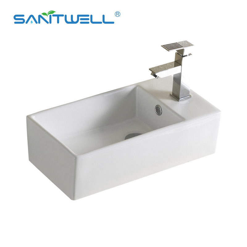 Modern Simple Ceramic Basin Lavabo Above Counter Basin Bathroom Wash Hand Basin